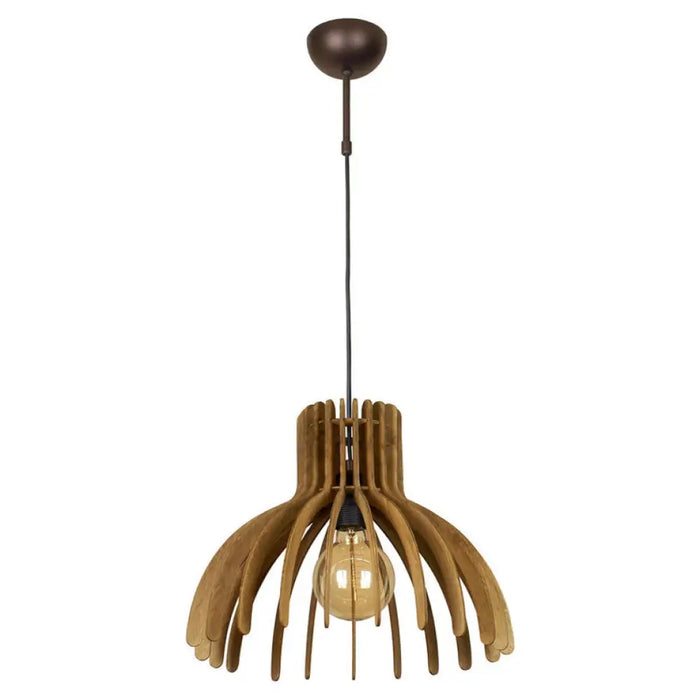 ПЕНДЕЛ АНЕМОНА E27 60W ОРЕХ LIGHTSTYLE