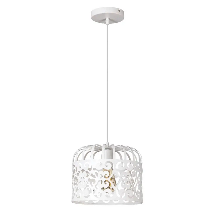 ПЕНДЕЛ ALESSANDRA E27 1X60W БЯЛ МАТ