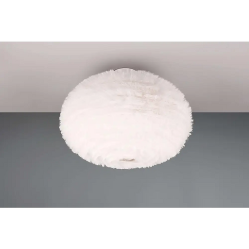 ПЕНДЕЛ FURRY 1XЕ27 СИНТЕТИК БЯЛ RL