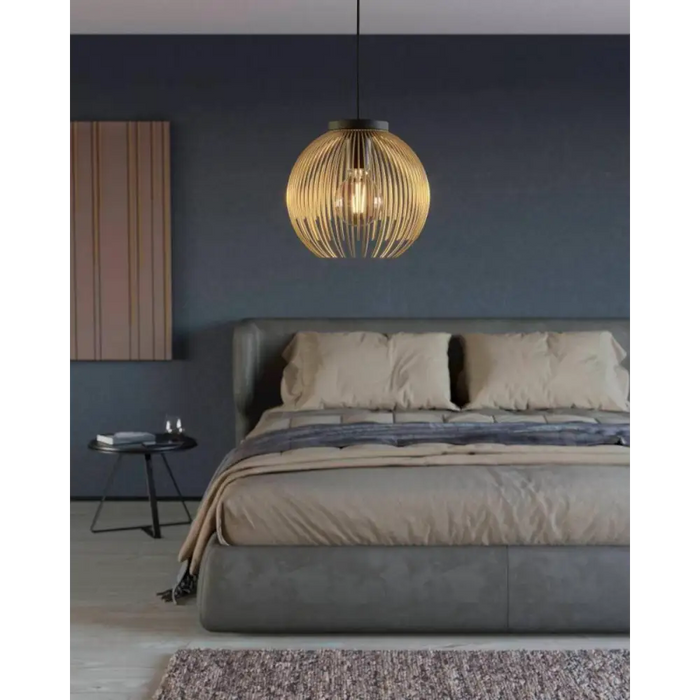 ПЕНДЕЛ VENEZUELA 1ХE27 ЧЕРНО/ЗЛАТНО