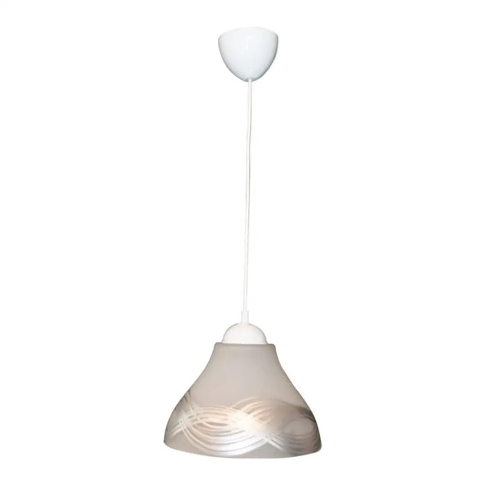 ПЕНДЕЛ E27 Ф230 БЯЛ/СИВ PURALUX