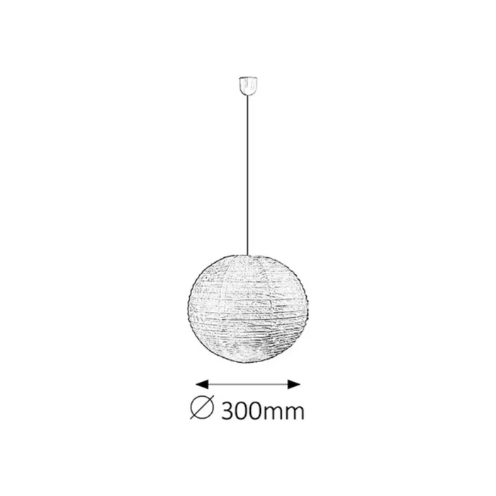 ПЕНДЕЛ ХАРТИЯ БЯЛ D30 RICE