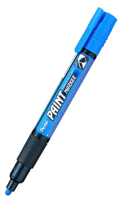 Перманентен маркер Pentel Paint MМP20 - 4.0 mm, син