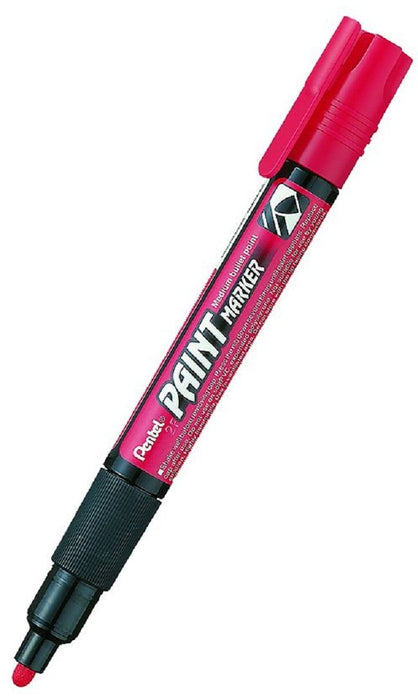 Перманентен маркер Pentel Paint MМP20 - 4.0 mm, червен