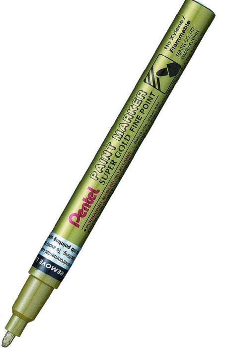 Перманентен маркер Pentel Paint MSP10 - 2.9 mm, златист