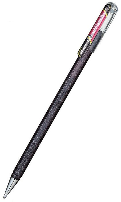 Ролер Pentel Hybrid Dual K 110 - 1.0 mm, черен
