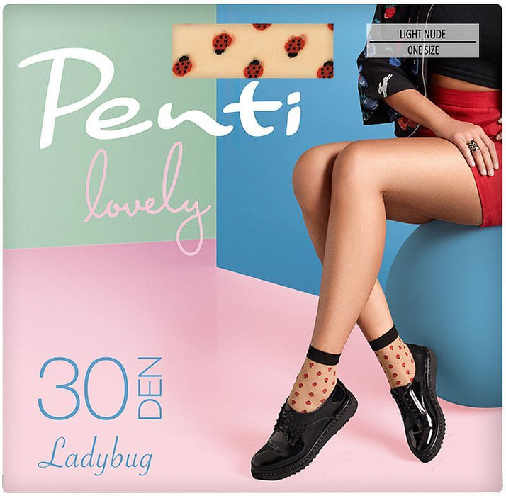 Къси чорапи Penti - 30 Den, калинки