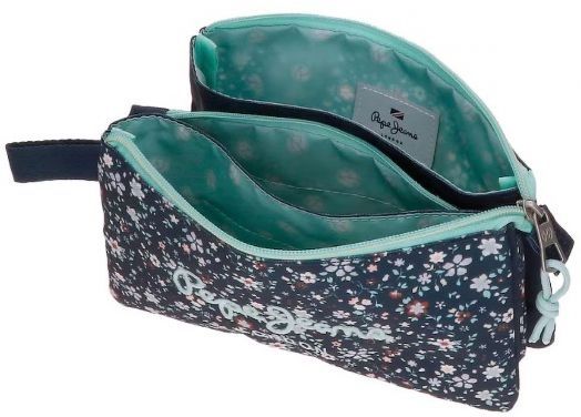 Троен несесер Pepe Jeans Alenka - 2 ципа