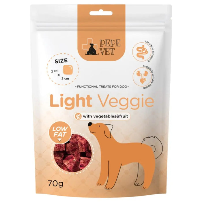 PEPE VET Light Veggie - лакомство за кучета - 70