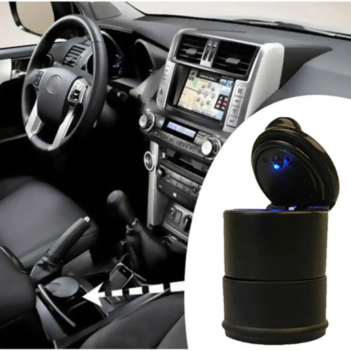 ПЕПЕЛНИК ЗА КОЛА С LED AUTO PRACTIC