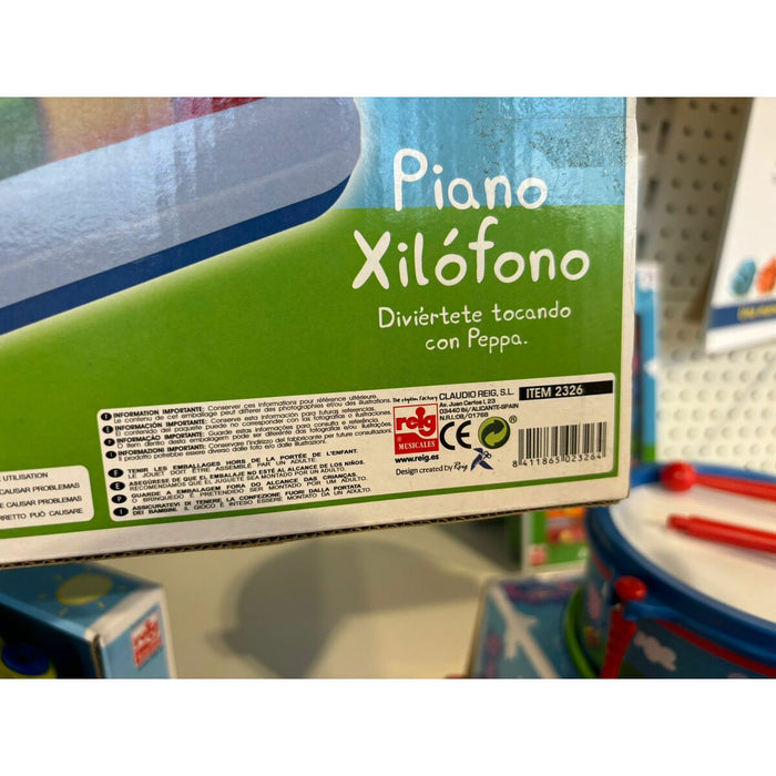 Ксилофон Peppa Pig Пластмаса Детски Фигурки 20 x 15 x 15 cm