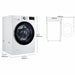 Перална машина LG F0P3CYV2W 1000 rpm 20 kg