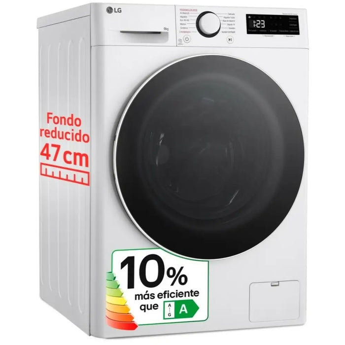 Перална машина LG F2WR5S09A0W 60 cm 1200 rpm 9 kg