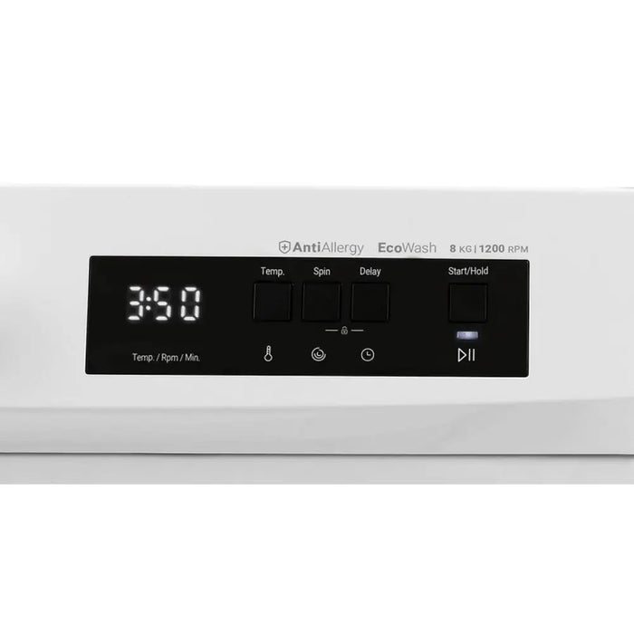 Пералня Daewoo WM812T1WU0BG 1200 об./мин. 8.00 kg D Бял