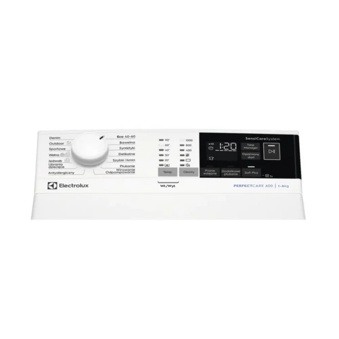 Пералня Electrolux EW6TN4062P Горно зареждане 6 кг 1000 RPM