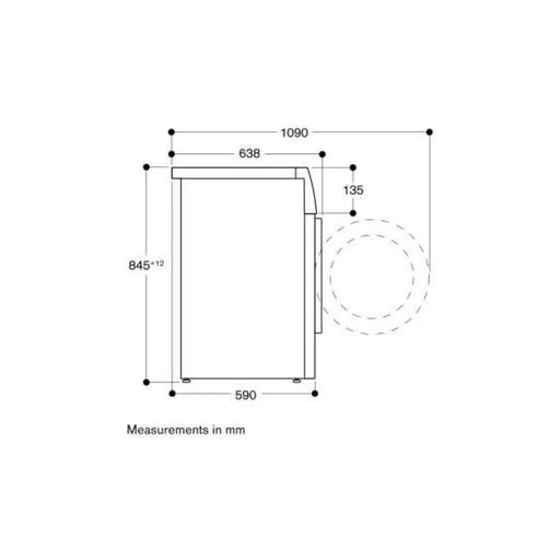 Пералня GAGGENAU WM260165 10 кг i-Dos 1600 об/мин.