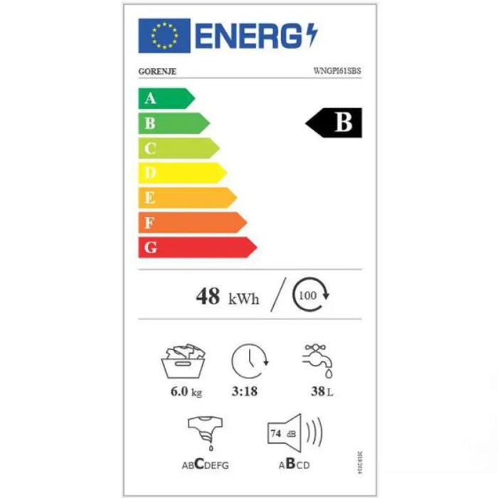 Пералня GORENJE WNGPI61SBS 6 кг 1000 об/мин