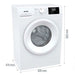 Пералня GORENJE WNGPI61SBS 6 кг 1000 об/мин