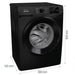 Пералня Gorenje WPNEI84A1SW/B 1400 об./мин. 8.00 kg A Черен
