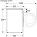 Пералня със сушилня BOSCH WNA13401PL