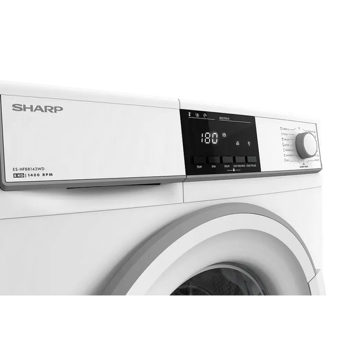 Пералня Sharp ES-HFB8143WD 1400 об./мин. 8.00 kg D Бял