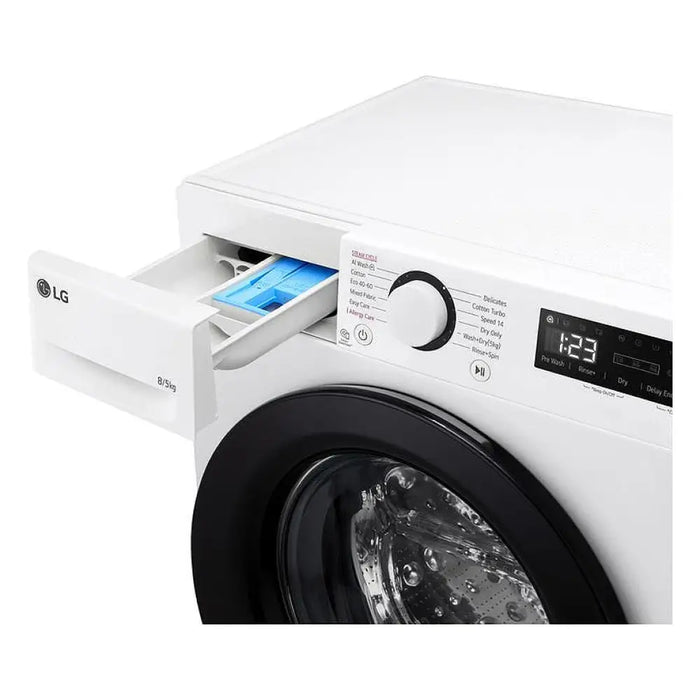 Пералня със сушилня LG F2DR508SBW 1200 об./мин. 5 kg 8.00