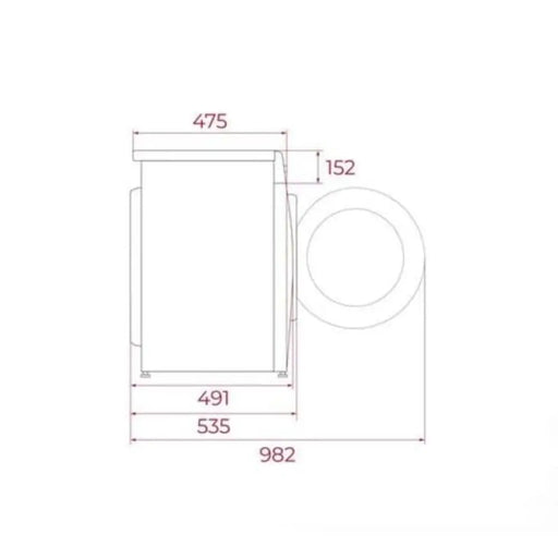 Пералня TEKA WMK 40840 WH 8 кг 1400 об/мин