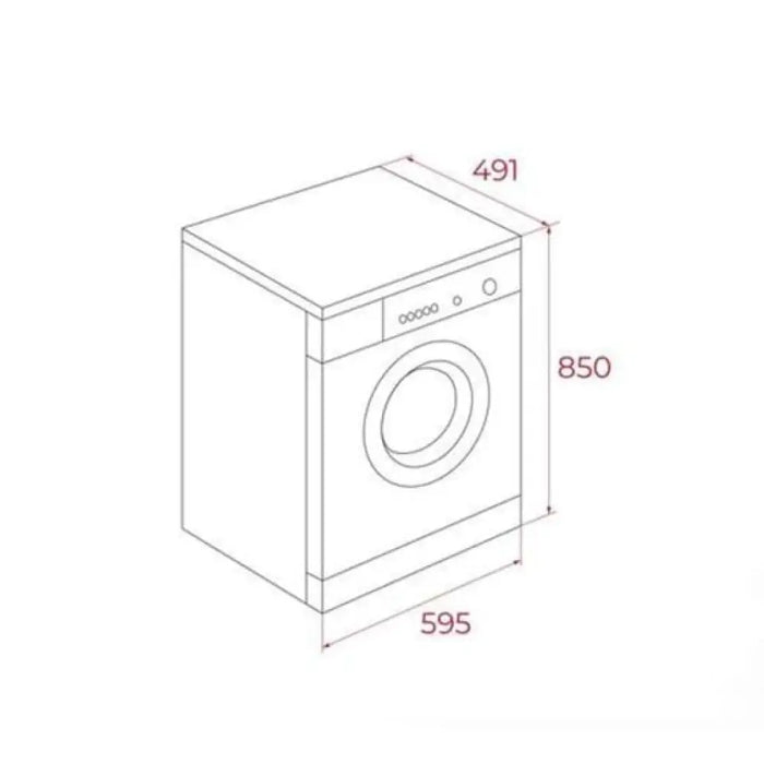 Пералня TEKA WMK 40840 WH 8 кг 1400 об/мин