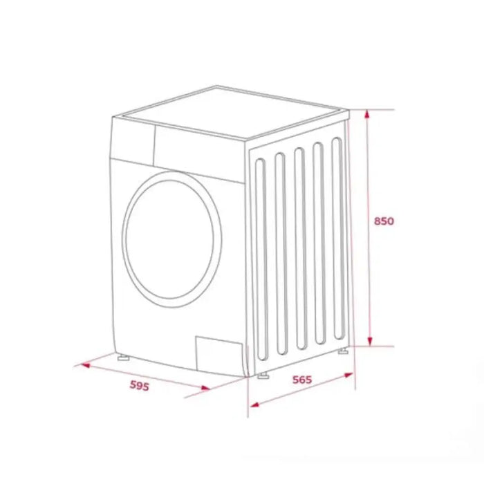 Пералня TEKA WMK 81050 WH 10 кг AutoDose 1500 об/мин
