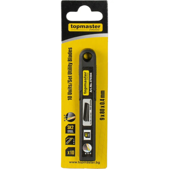 РЕРЗЕРВЕН НОЖ 9ММ ЧЕРНИ 10БР TMP