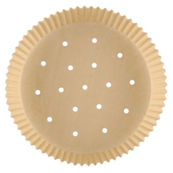 ПЕРФОРИРАНА ХАРТИЕНА КОШНИЦА ЗА AIR FRYER КВАДРАТНИ 50 БР