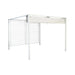 Пергола DKD Home Decor Бял 296 x 296 x 225 cm Стомана