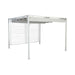 Пергола DKD Home Decor Бял 296 x 296 x 225 cm Стомана