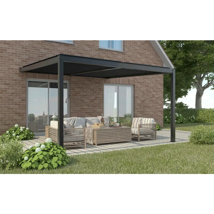 ПЕРГОЛА ЗА МОНТАЖ КЪМ СТЕНА LUXE 3X4M