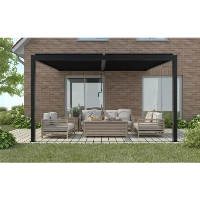 ПЕРГОЛА ЗА МОНТАЖ КЪМ СТЕНА LUXE 3X4M