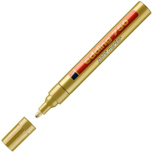 Перманентен флумастер Edding 750 Златен 10 броя 2-4 mm (10