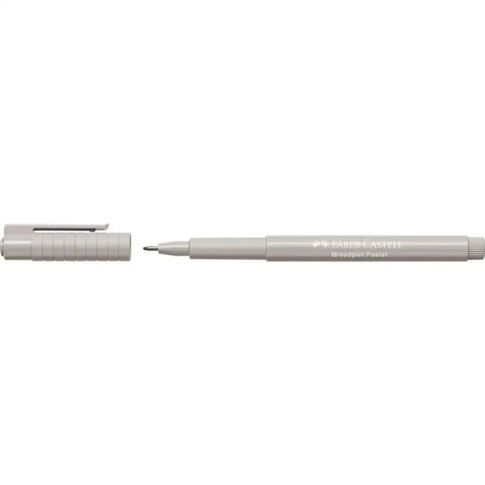 Перманентен флумастер Faber-Castell Broadpen Pastel Сив (10