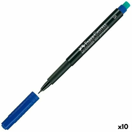 Перманентен флумастер Faber-Castell Multimark 1523 M Син