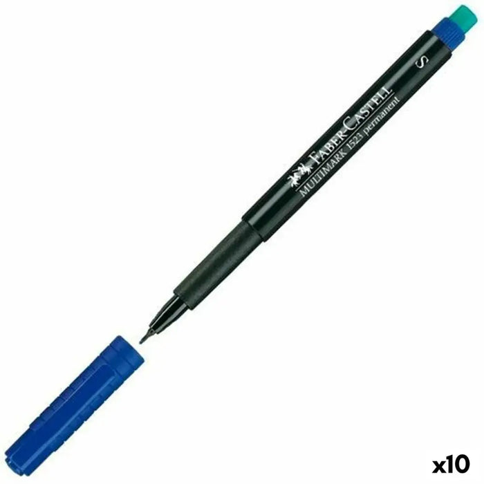 Перманентен флумастер Faber-Castell Multimark 1523 M Син