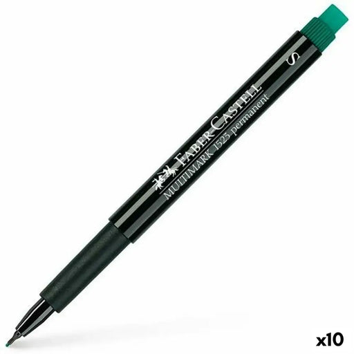 Перманентен флумастер Faber-Castell Multimark 1523 S Зелен
