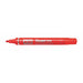 Перманентен флумастер Pentel N50-BE Червен 12 Части