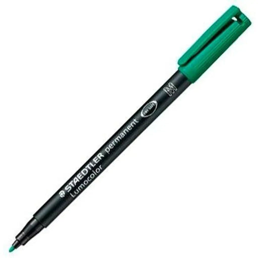 Перманентен флумастер Staedtler Lumocolor 313-5 M Зелен (10