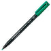 Перманентен флумастер Staedtler Lumocolor 313-5 M Зелен (10
