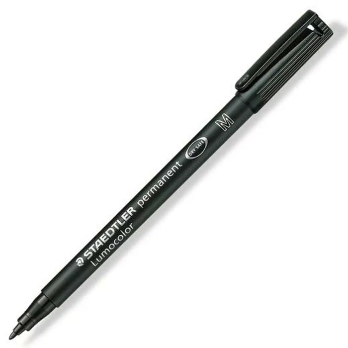 Перманентен флумастер Staedtler Lumocolor 317-9 Черен (10