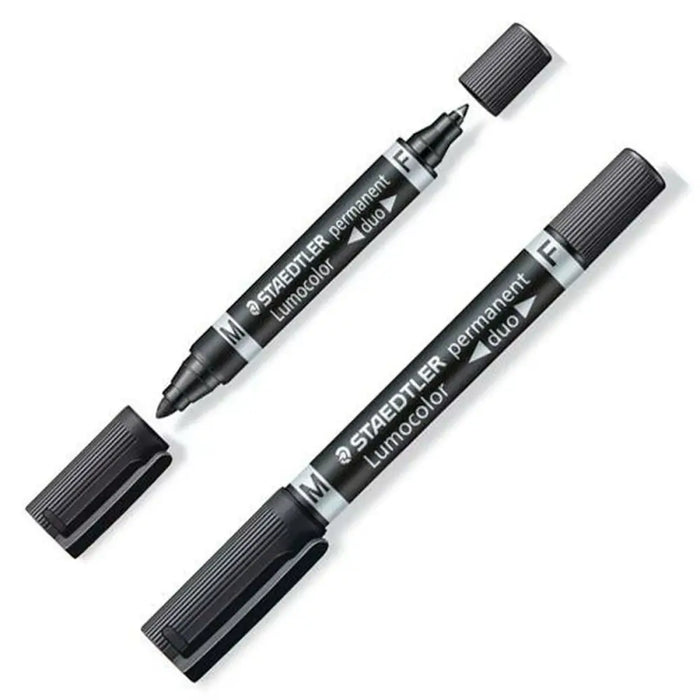Перманентен флумастер Staedtler Lumocolor 348-9 Черен (10