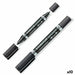 Перманентен флумастер Staedtler Lumocolor 348-9 Черен (10