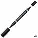 Перманентен флумастер Staedtler Lumocolor 348 Черен (10