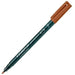 Перманентен флумастер Staedtler Lumocolor Кафяв (10 броя)