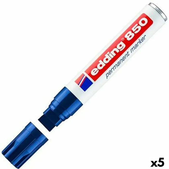 Перманентен флумастер Edding 850 Син (5 броя)