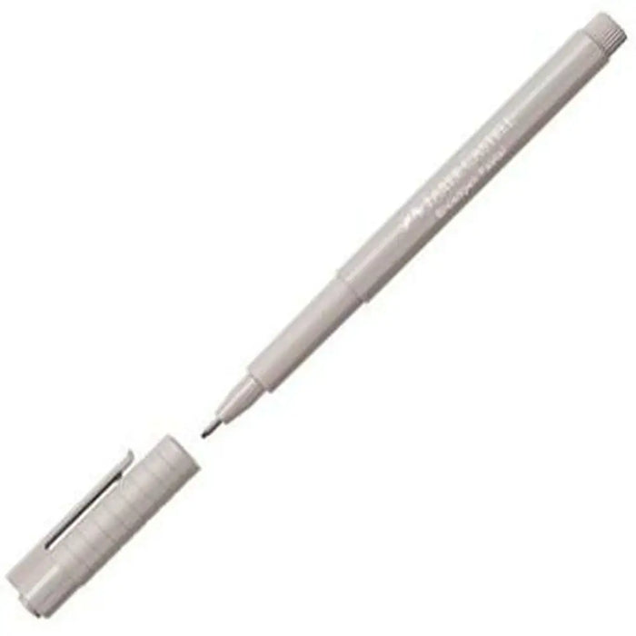 Перманентен флумастер Faber-Castell Broadpen Pastel Сив (10